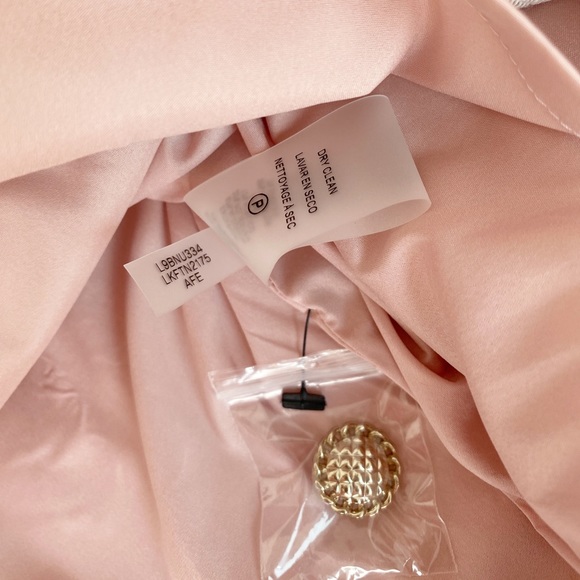 Karl Lagerfeld Pink Tweed Skirt Size 12 - NWT - Picture 8 of 9